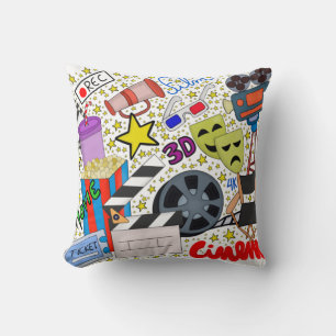 Coussin Film Universe pour les cinéphiles L'art du cinéma