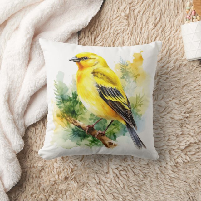 Coussin Finch jaune (Couverture)