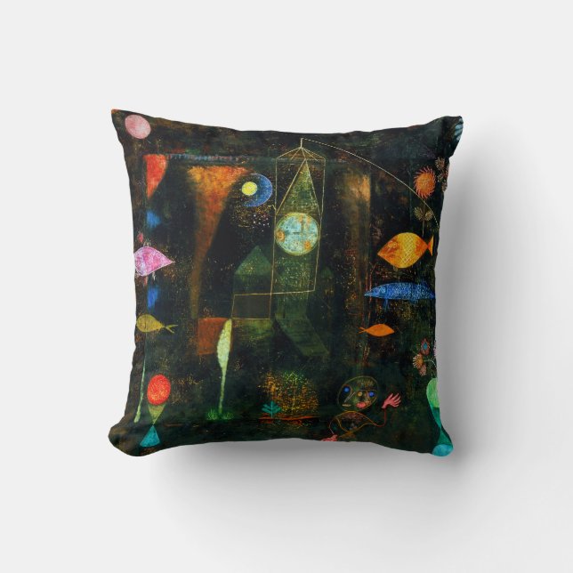 Coussin Fish Magic, Paul Klee (Recto)