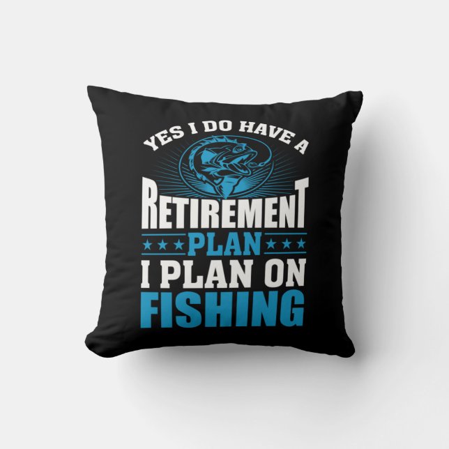Coussin Fisher Art I Plan De Pêche (Recto)