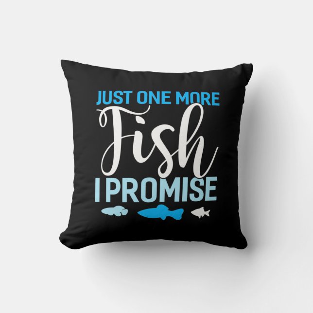 Coussin Fisher Juste Un Poisson De Plus (Recto)