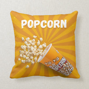 Coussin Fiston, mangeons du pop-corn !