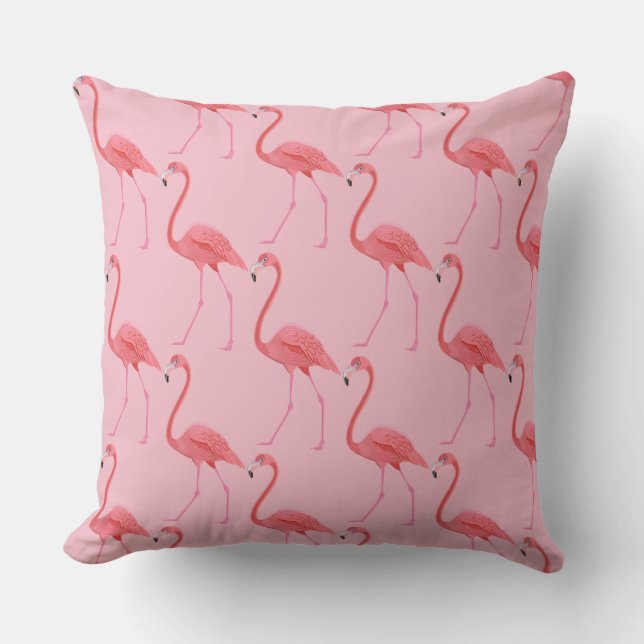 Coussin Flamants roses d'oreillers extérieurs (Recto)