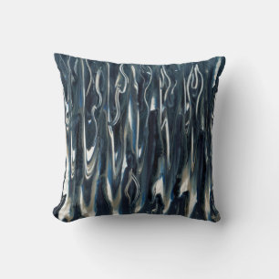 Coussin Flames bleues
