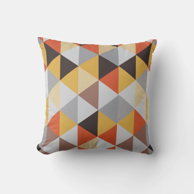 Coussin Flamme Géométrique (Recto)