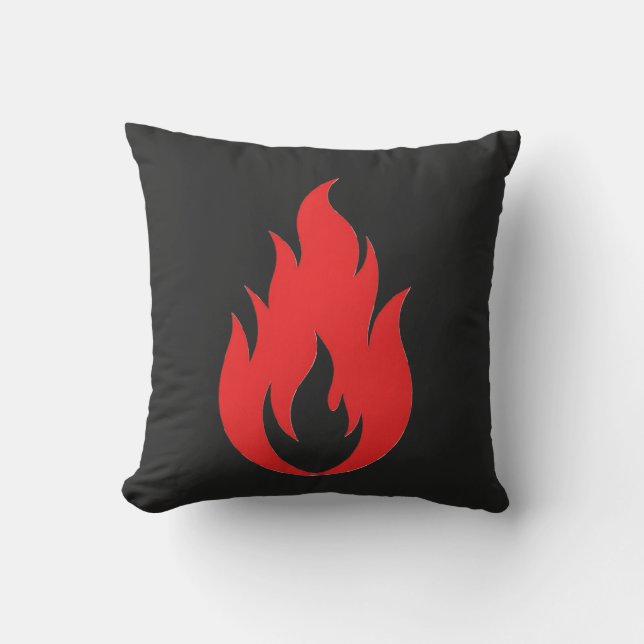 Coussin Flamme rouge (Recto)