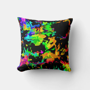 Coussin Flammes colorées