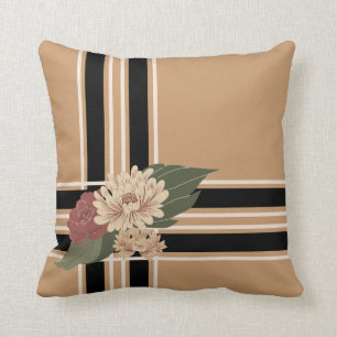 Coussin Flammes Et Fleurs Jettent De L'Oreiller