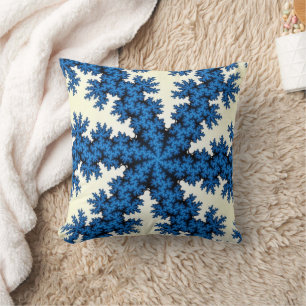 Coussin Fléau de neige bleu Chine