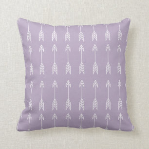Coussin Flèche violet tendance