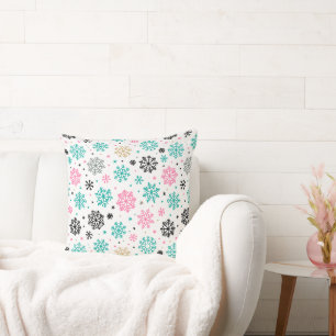 Coussin Flèches de neige rétro