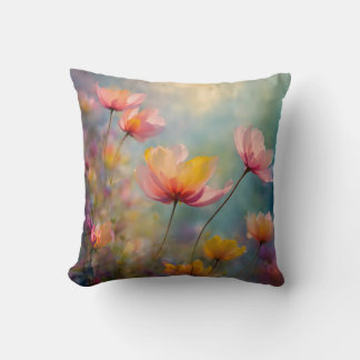 Coussin Fleur Abstraite