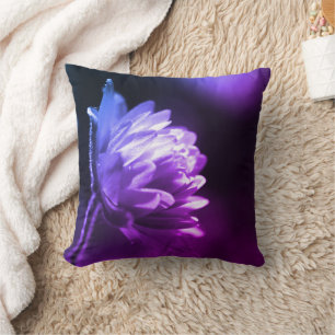 Coussin Fleur Au Soleil Noir Et Blanc Couleur Tint