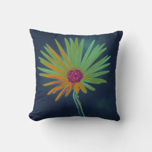 Coussin Fleur bleu marguerite