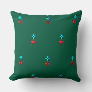 Coussin Fleur Bleue Dr Green