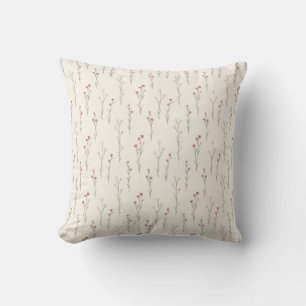 Coussin Fleur botanique florale moderne simple et féminine