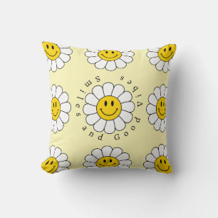 Coussin Fleur Chamomile Drôle Mignonne Design Floral tenda