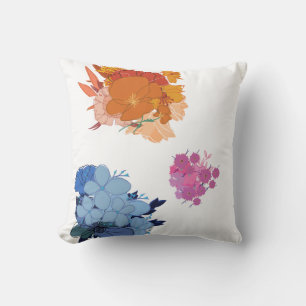 Coussin Fleur Colorée