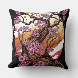 Coussin Fleur de cerisier sauvage