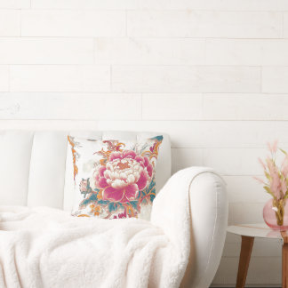 Coussin Fleur de Crimson
