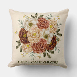 Coussin Fleur de Crimson