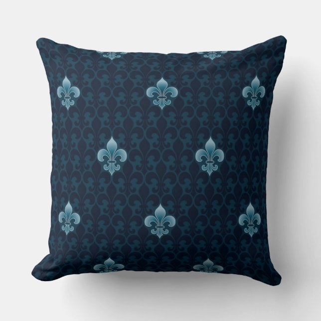 Coussin Fleur De Lis Pattern (Recto)