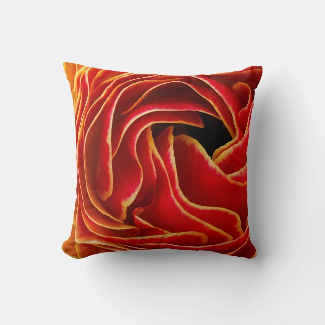 Coussin Fleur de macro| Champs de fleurs Carlsbad, CA (Recto)