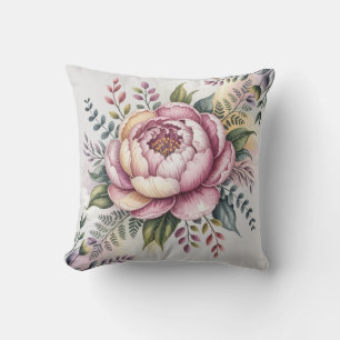 Coussin Fleur de Pivoine