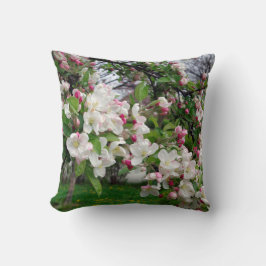 Coussin Fleur de pommier de ressort de l'Europe
