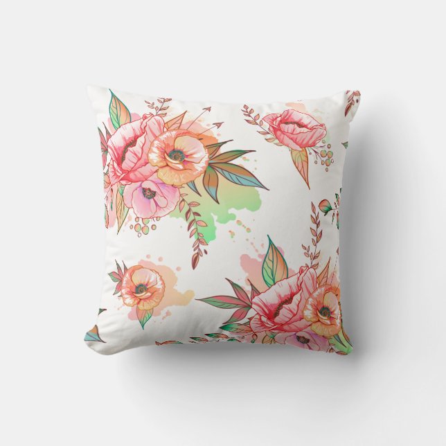 Coussin fleur de printemps (Recto)