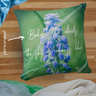 Coussin Fleur de printemps (Hyacinthe de raisin)