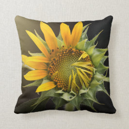 Coussin Fleur de soleil| Intérieur/Extérieur