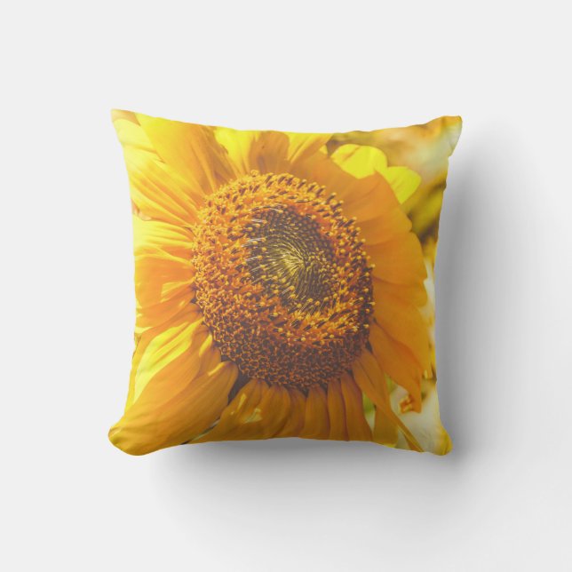 Coussin Fleur de tournesol (Recto)