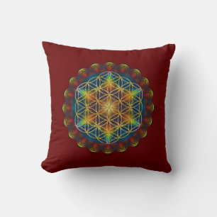 Coussin FLEUR DE VIE / Blume des Lebens - Mandala III