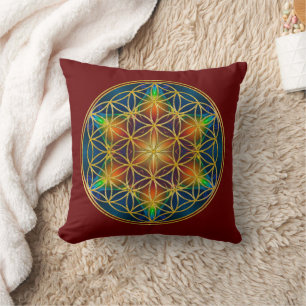 Coussin FLEUR DE VIE - Fleur Fractale 1