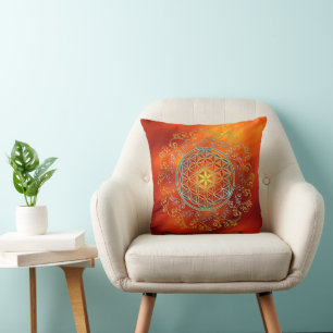 Coussin Fleur de Vie - Ornements Vintage Mandala 1