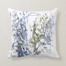 Coussin Fleur d'eau bleue