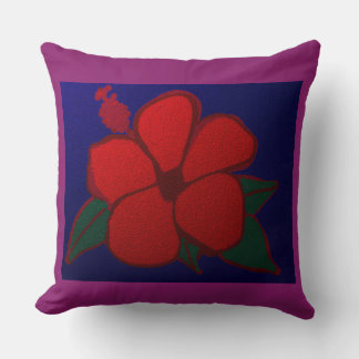 Coussin Fleur d'Hibiscus