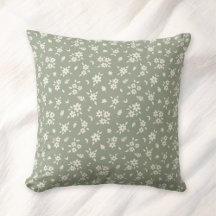 Fleur Ditsy Florale Neutre Sourd Cottagecore Vert