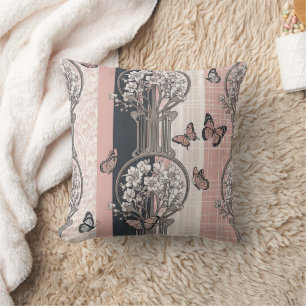 Coussin Fleur Élégante de Papillon (8)