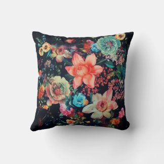 Coussin Fleur en style : Design floral coloré