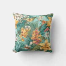 Fleur Florale Vibrante Été Jaune Vert