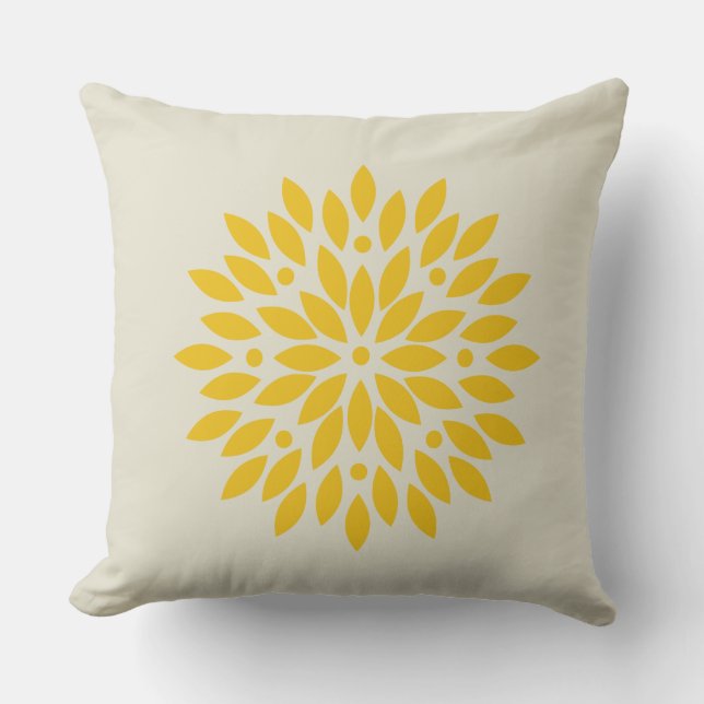 COUSSIN FLEUR JAUNE (Recto)