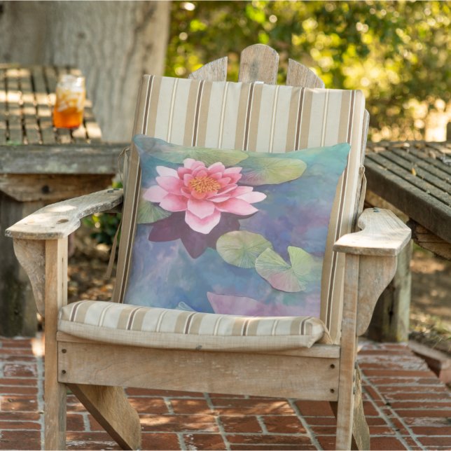 Coussin Fleur Lotus (Chaise)