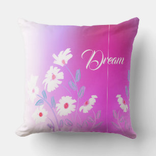 Coussin Fleur marguerite Accentée