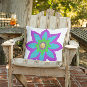 Coussin Fleur mousseuse Aïd