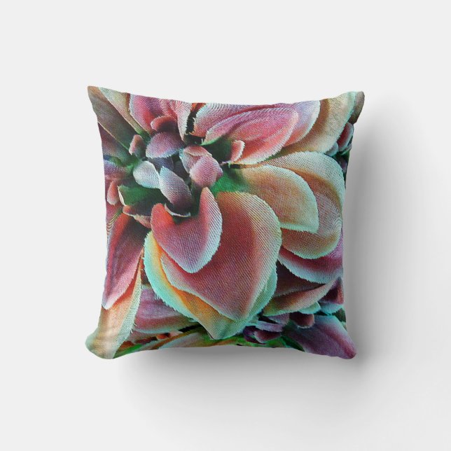 Coussin Fleur multicolore (Recto)