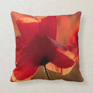 Coussin Fleur nationale arménienne / Pavot /