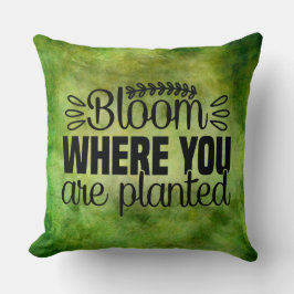 Coussin Fleur où vous êtes planté