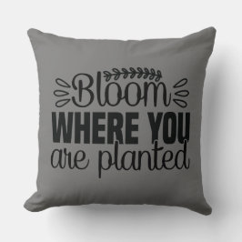 Coussin Fleur où vous êtes planté